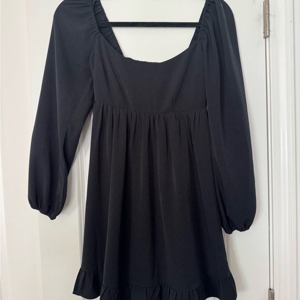 Abercrombie & Fitch Long Sleeve Babydoll Dress XSP